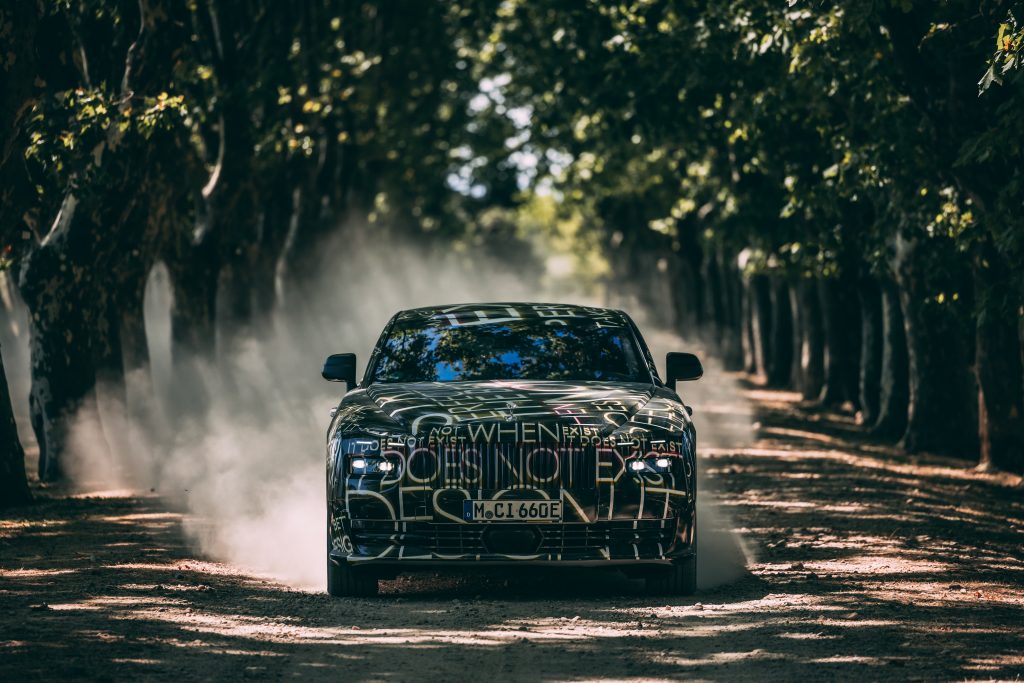 Rolls Royce Spectre tested at the French Riviera
